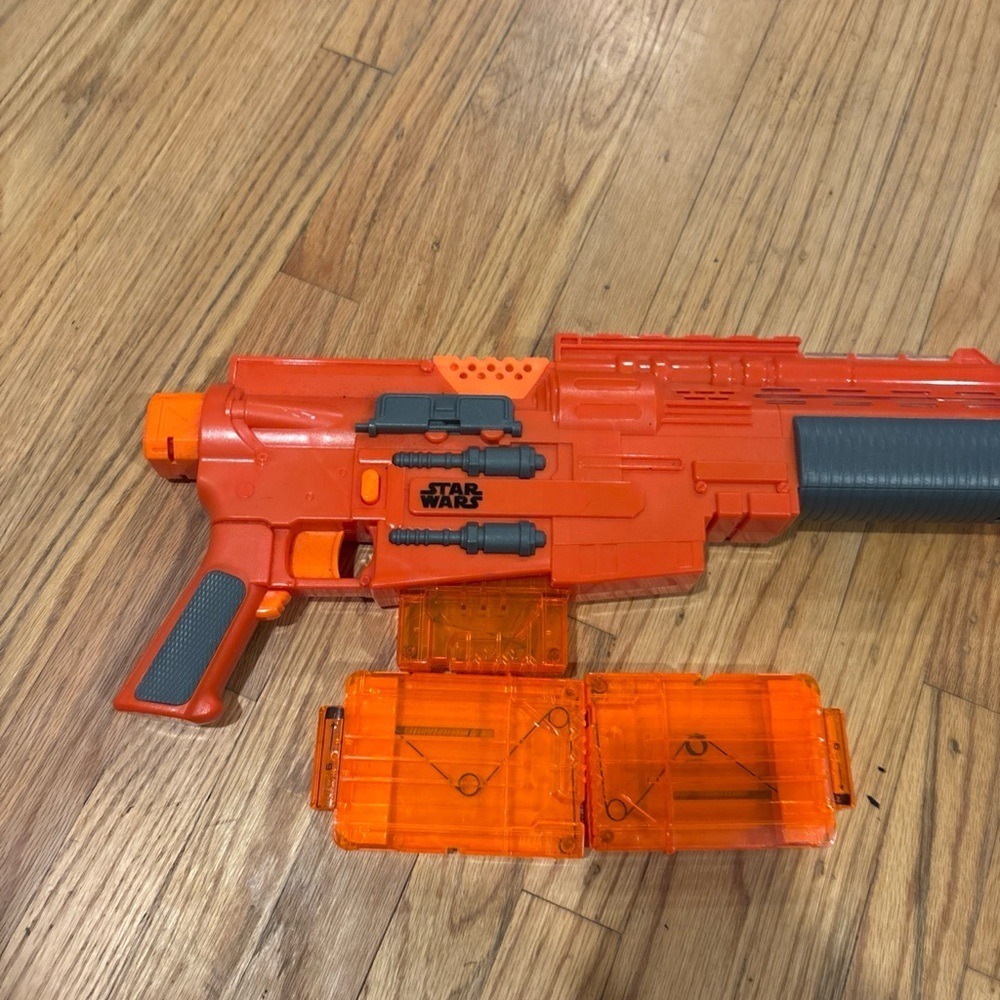 STAR WARS Nerf Gun Rogue One SERGEANT JYN ERSO Motorized BLASTER Tested Working